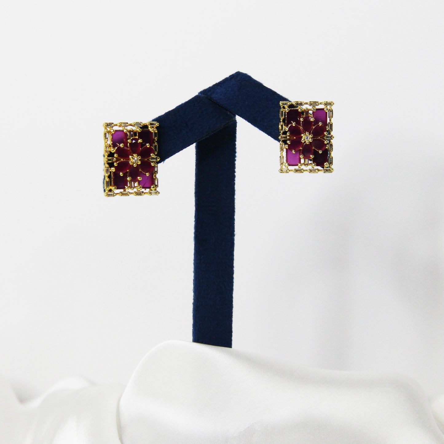 Crystal Clematis Earrings