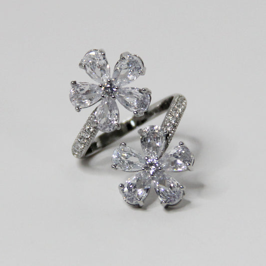 Shiny Snowflake Ring