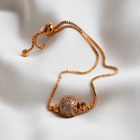 Royal Gold Sphere Bracelet