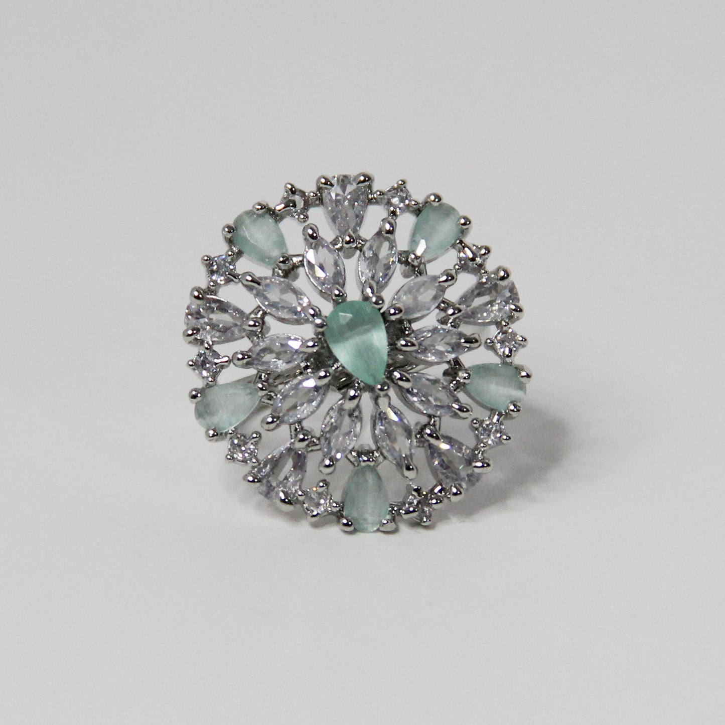 Crystal Cascade Ring