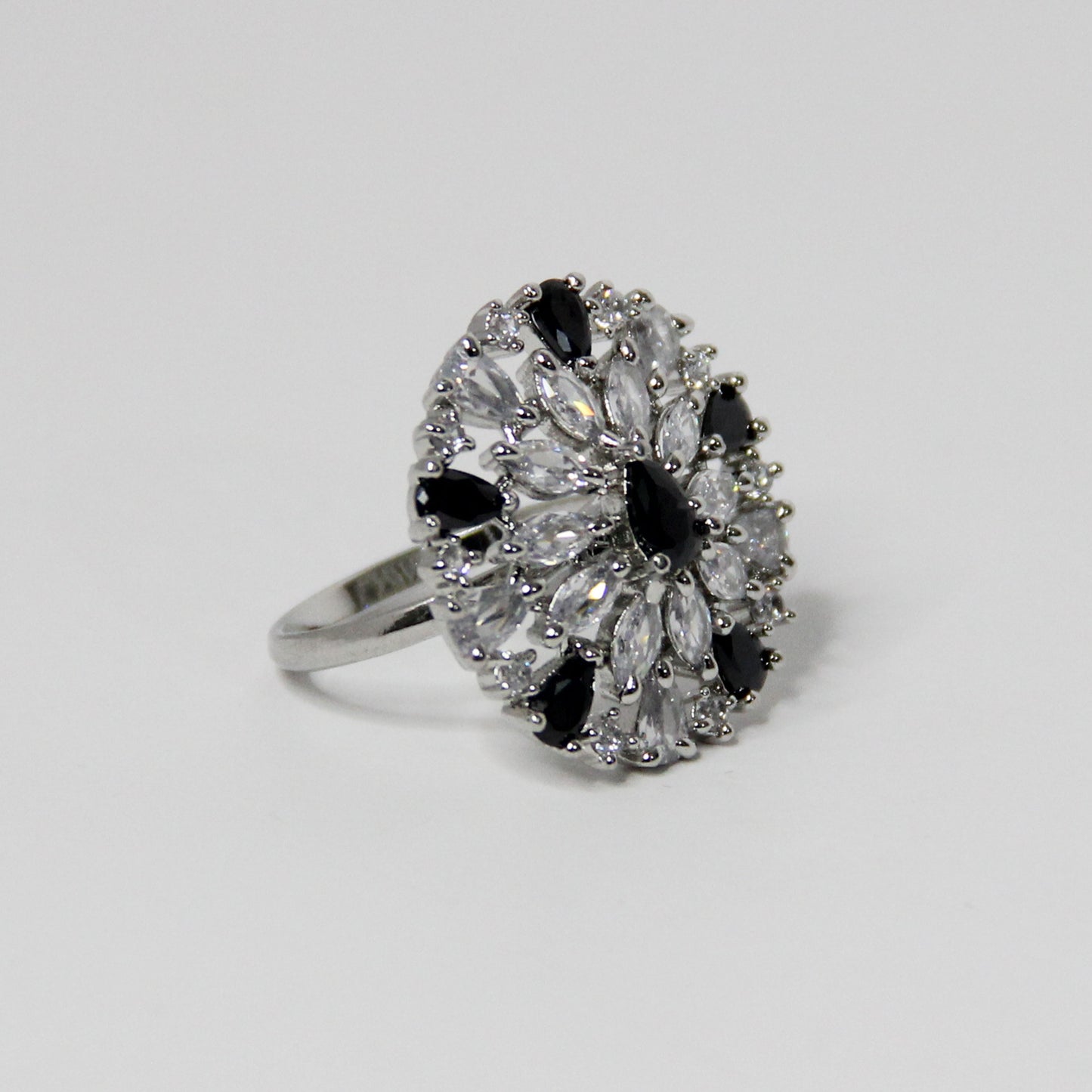 Crystal Cascade Ring