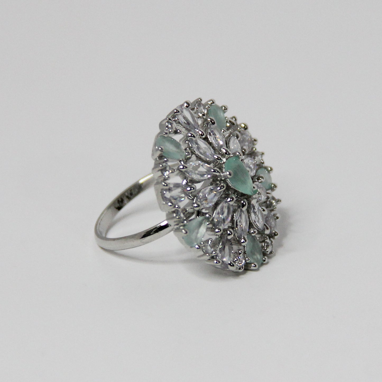 Crystal Cascade Ring